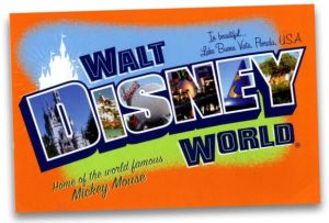 Disney postcard